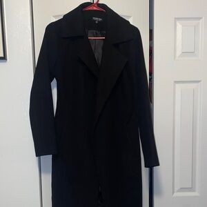 Fashion Nova Classic Black Trench Coat